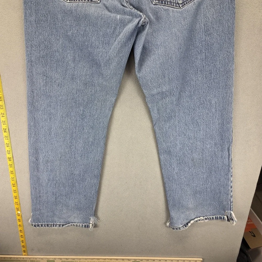 VTG Levis SilverTab Jeans Mens Blue Straight Loose Wide Leg Baggy Y2K Fits 32x28